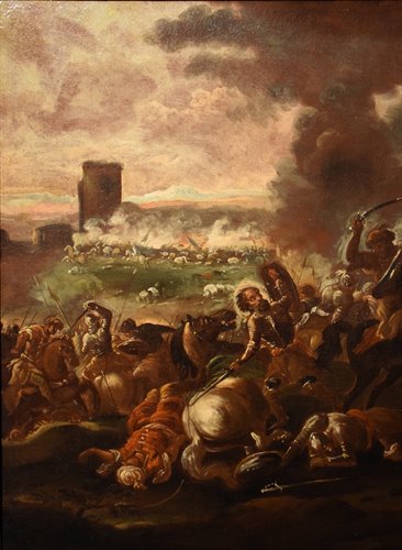 "Bataille, chrétiens contre Turcs"